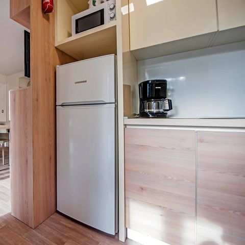 Mobile home 6 persons - Mobile-home | Comfort | 2 Bedrooms | 4/6 Pers | Raised terrace | 2 bathrooms | Air conditioning | TV