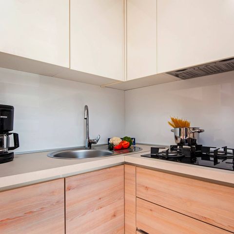 Mobile home 6 persons - Mobile-home | Comfort | 2 Bedrooms | 4/6 Pers | Raised terrace | 2 bathrooms | Air conditioning | TV