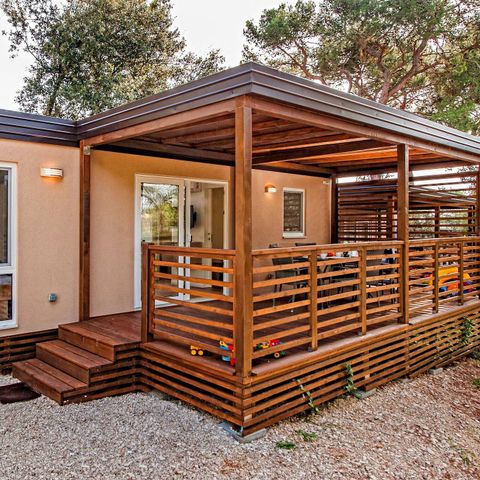 Mobile home 6 persons - Mobile-home | Comfort | 3 Bedrooms | 6 Pers | Raised terrace | 2 bathrooms | Air conditioning | TV