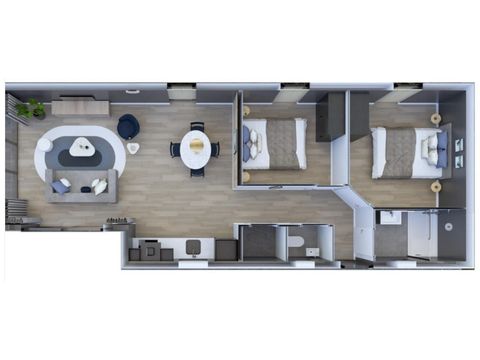 Chalet 4 persons - Cannenburch Deluxe with Hot tub & Sauna