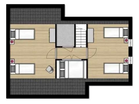 Bungalow 4 persons - Esdorp with box bed | 4+2 persons