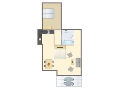 APARTMENT 4 people - 4A