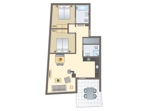 APARTMENT 4 people - 4CA