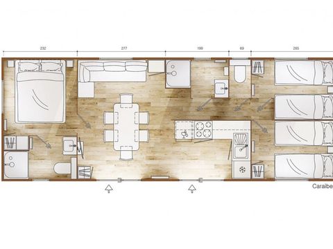 MOBILE HOME 6 people - Caribbean