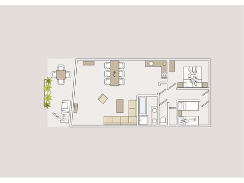 Apartment 4 persons - XL
