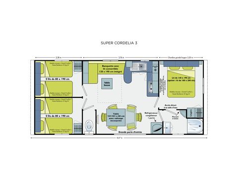 MOBILE HOME 4 people - LOGGIA