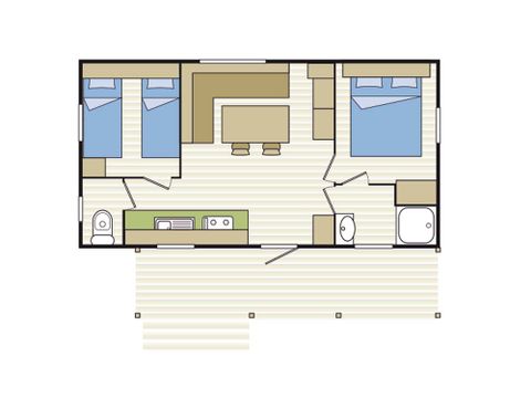 Mobile home 6 persons - OHANA