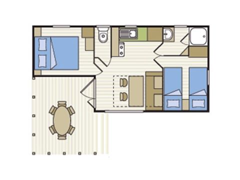 Mobile home 6 persons - PEARL