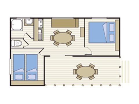 BUNGALOW 4 people - LAGON