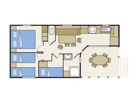 MOBILE HOME 6 people - NEPTUNE