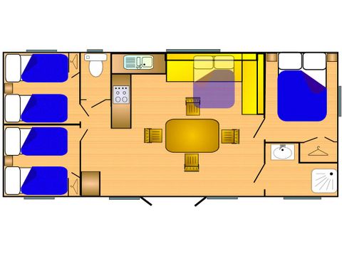 MOBILE HOME 6 people - Grand 950-3 CD