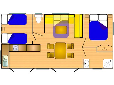 MOBILE HOME 6 people - Riviera 860-2 CD