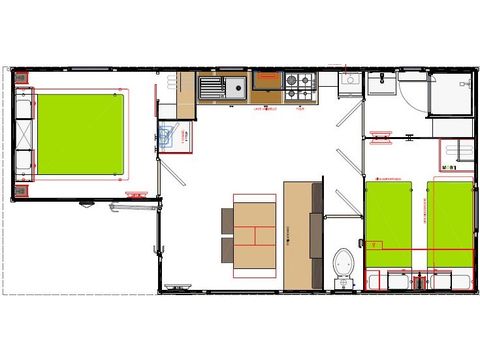 MOBILE HOME 4 people - Borneo