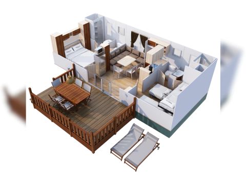 MOBILE HOME 5 people - SunLodge Redwood
