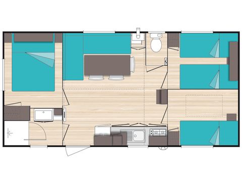 MOBILE HOME 6 people - - no longer marketed