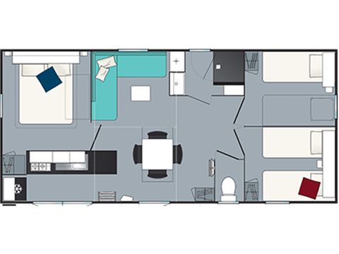 MOBILE HOME 6 people -  - no longer marketed
