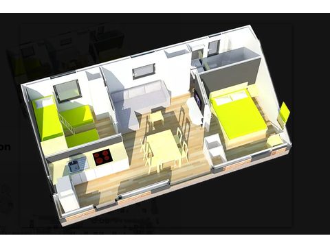 MOBILE HOME 5 people - Bungalow Infinity - 2 bedrooms