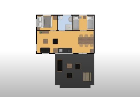 CANVAS AND WOOD TENT 5 people - Thrush safari tent