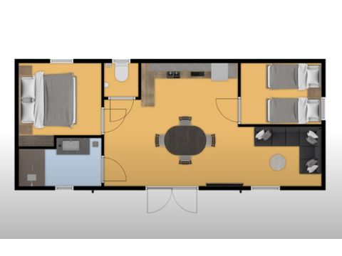 MOBILE HOME 4 people - Mobile home Daglan