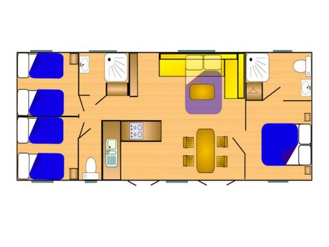 MOBILE HOME 7 people - Riviera 1050-3 CD