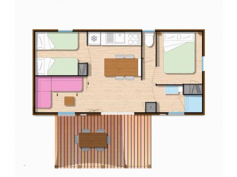 MOBILE HOME 4 people - Mobile-home MENDIKOA**** sleeps 4