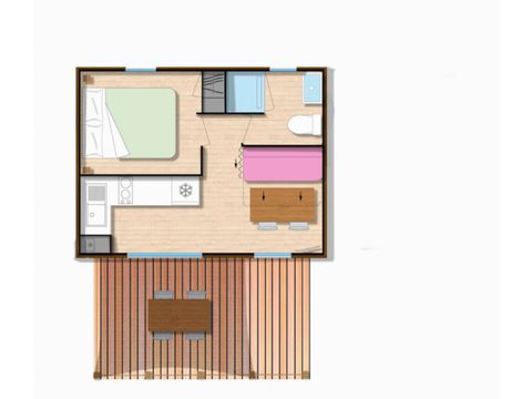 MOBILE HOME 2 people - Mobile-home ORHY**** sleeps 2