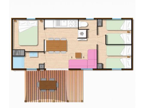 MOBILE HOME 6 people - Mobile-home SARIMENDI**** sleeps 6