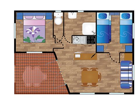 CHALET 5 people - Chalet IRATY*** sleeps 5
