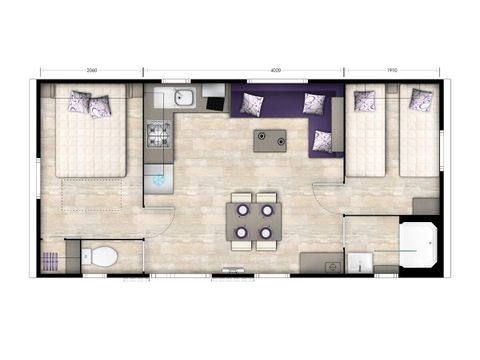 MOBILE HOME 6 people - Passion