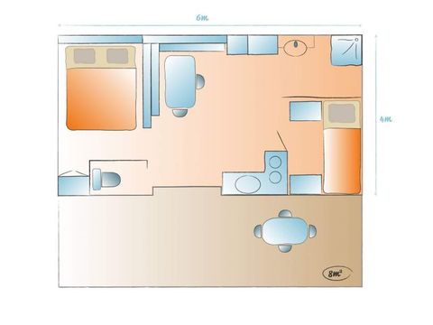 MOBILE HOME 4 people - Cottage Comfort