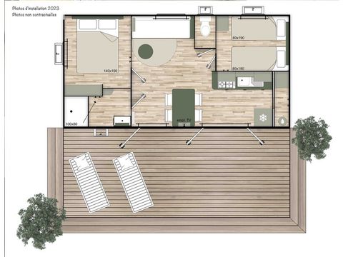 MOBILE HOME 4 people - Ciela Confort - 2 bedrooms
