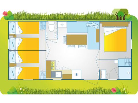 MOBILE HOME 7 people - Happy Premium Suite