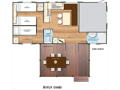 Mobile home 4 persons - SunLodge Aspen Combi