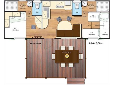 MOBILE HOME 5 people - SunLodge Maple