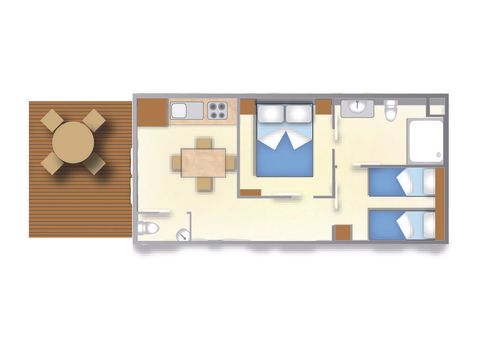 MOBILE HOME 4 people - RELAX NEW