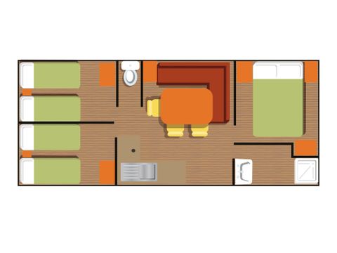 MOBILE HOME 6 people - TITANIA