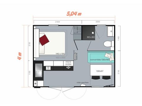 MOBILE HOME 2 people - CAHITA