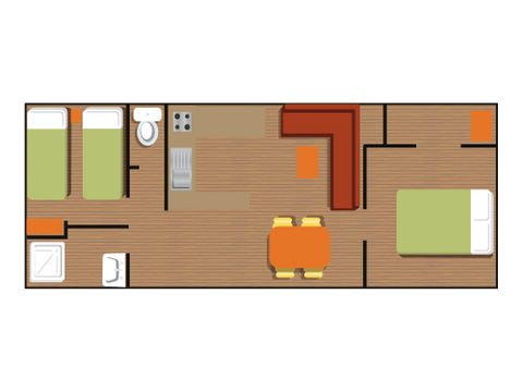 MOBILE HOME 4 people - O'HARA 914