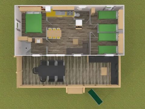 Mobile home 6 persons - Mobile home 6 people - Premium Lounge 3 bedrooms