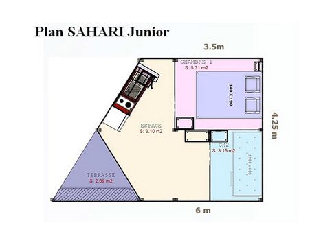 CANVAS AND WOOD TENT 4 people - LODGE SAHARI with private bathroom