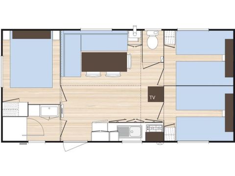 Mobile home 6 persons - Mobile home Ciela Confort - 3 bedrooms