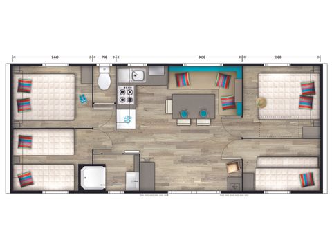 MOBILE HOME 8 people - QUATTRO