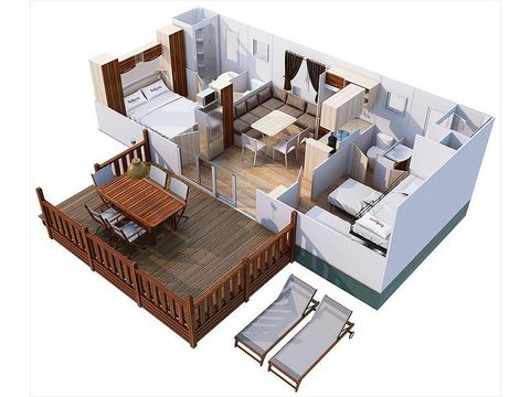 MOBILE HOME 5 people - Redwood
