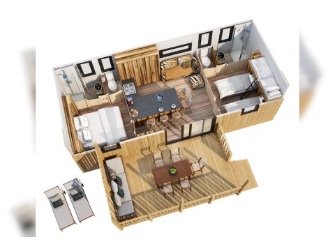 MOBILE HOME 5 people - Catalpa