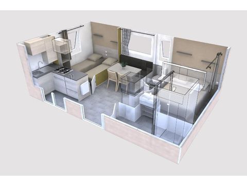MOBILE HOME 4 people - FAMILY LUXURY 24m2