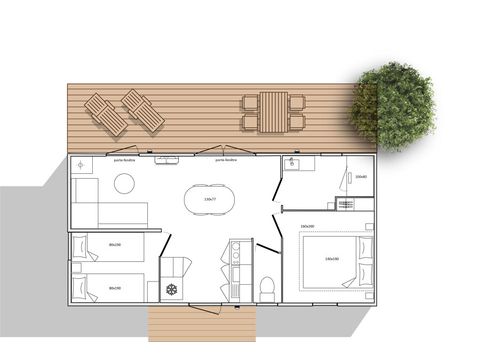 MOBILE HOME 5 people - Ciela Privilège - 2 bedrooms