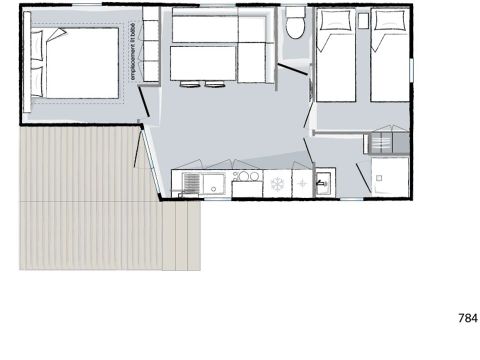 MOBILE HOME 4 people - CELTIK