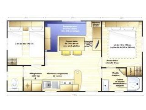 Mobile home 6 persons - MERCURE