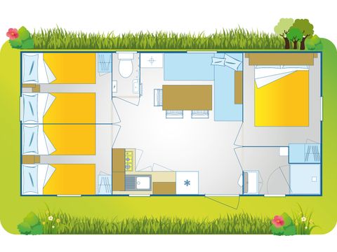 Mobile home 7 persons - Happy premium suite