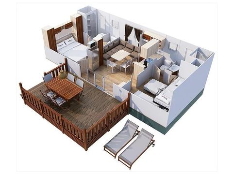 Mobile home 5 persons - SunLodge Redwood